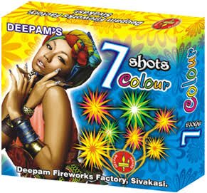 7 SHOT MULTICOLOURS (5 PCS)