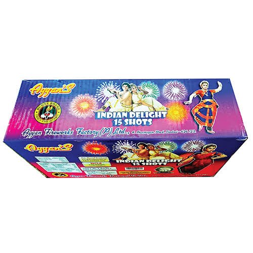 15 SHOT MULTI COLOUR, CRACKLING (1 PCS)