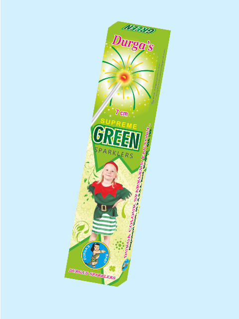 7 CM GREEN (10 PCS)