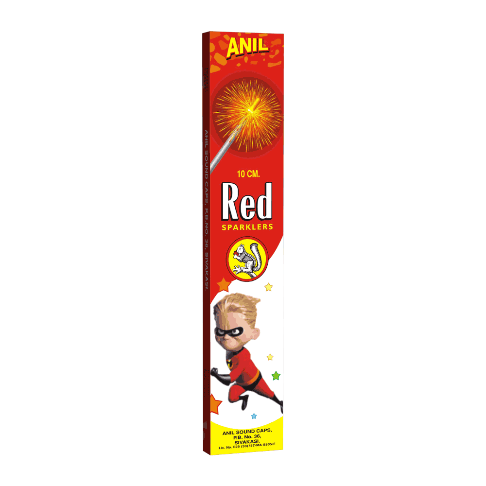 10 CM RED (10 PCS)